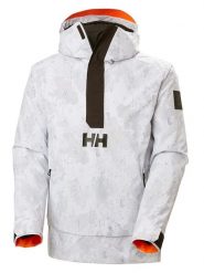 Helly Hansen Kurtka narciarska "Ullr D" w kolorze biało-szaro-czarnym rozmiar: XL. Białe kurtki narciarskie i snowboardowe damskie Helly Hansen, xl, bez wzorów, z materiału, bez kaptura, narciarskie, primaloft. Za 545.19 zł.