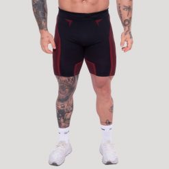 Męskie szorty fitness bezszwowe OG1. Szare szorty męskie GYMBEAM, bez wzorów, z materiału. Za 110.90 zł.