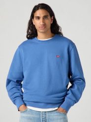 Levi's Bluza w kolorze niebieskim rozmiar: XS. Niebieskie bluzy bez kaptura męskie Levi's, s, z bawełny. Za 96.37 zł.