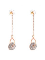 MENTHE À L'O Pozłacane kolczyki-wkrętki z kryształami rozmiar: onesize. Czerwone kolczyki damskie MENTHE À L'O, z kryształem, pozłacane. Za 200.60 zł.