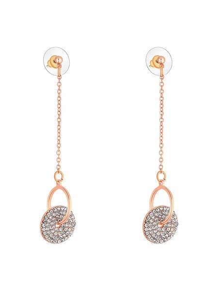 MENTHE À L'O Pozłacane kolczyki-wkrętki z kryształami rozmiar: onesize. Czerwone kolczyki damskie MENTHE À L'O, z kryształem, pozłacane. Za 200.60 zł.