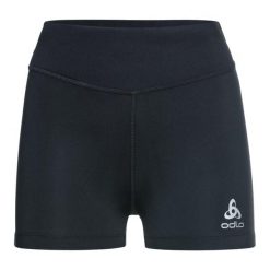 Spodenki damskie Odlo Tights short ESSENTIAL SPRINTER. Czarne szorty damskie Odlo, bez wzorów. Za 189.99 zł.