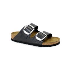 Klapki unisex Birkenstock 1027413. Czarne klapki damskie Birkenstock, bez wzorów, z materiału, bez obcasa. Za 692.00 zł.