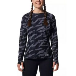 Koszulka sportowa damska Mountain Hardwear Mountain Stretch Crew z długim rękawe. Czarne bluzki sportowe damskie MOUNTAIN HARDWEAR, l, bez wzorów, bez ramiączek. W wyprzedaży za 219.00 zł.