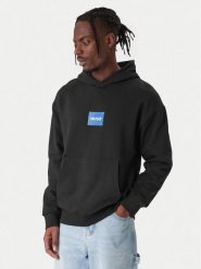 HUGO Bluza Nayohood 50556613 Czarny Regular Fit. Czarne bluzy bez kaptura męskie Hugo, m, z bawełny. Za 499.99 zł.