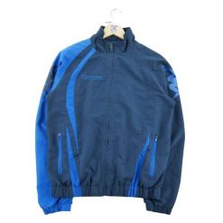 Second life - Kappa Kurtka dresowa męska Vintage - Jak nowy. Niebieskie kurtki treningowe męskie Kappa, l, bez wzorów, z dresówki, na fitness i siłownię. Za 127.76 zł.