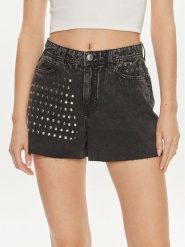 ONLY Szorty jeansowe Manja 15318752 Czarny Boyfriend Fit. Czarne szorty damskie Only, bez wzorów, z bawełny. Za 119.99 zł.