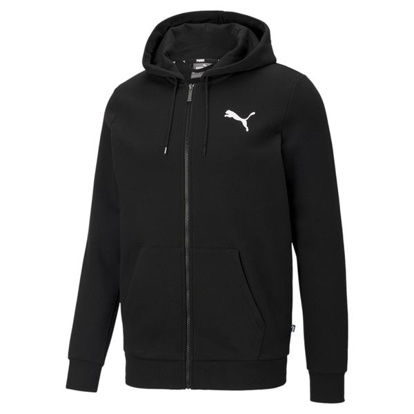 Bluza z kapturem zapinana na zamek błyskawiczny Puma Essentail Logo. Białe bluzy z kapturem męskie Puma, xl, z bawełny. Za 159.00 zł.