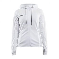 Bluza treningowa damska Craft Evolve Hood. Białe bluzy z kapturem damskie Craft, xl. W wyprzedaży za 233.00 zł.