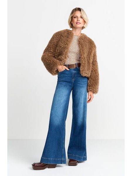 Rich&Royal Kurtka pluszowa w kolorze karmelowym rozmiar: XL. Brązowe kurtki damskie Rich&Royal, xl, bez wzorów, bez kaptura. Za 266.03 zł.