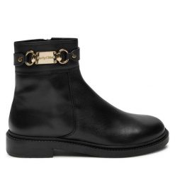 Botki See By Chloé. Czarne botki damskie See By Chloé, bez obcasa, na płaskiej podeszwie, bez zapięcia. Za 2,249.00 zł.