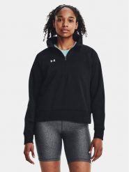Under Armour Bluza Ua Rival Fleece Hz 1379492-001 Czarny Loose Fit. Czarne bluzy bez kaptura damskie Under Armour, m, z bawełny. Za 80.16 zł.