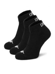 Kappa Skarpety krótkie KR_GOAL_SS25 (3-PACK) Czarny. Czarne skarpetki damskie Kappa, bez wzorów, z bawełny. Za 34.99 zł.