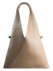 Victor & Hugo Paris Skórzany shopper bag "Orlane" w kolorze szarobrązowym - 40 x 35 x 5 cm rozmiar: onesize. Brązowe shopper bag damskie Victor & Hugo Paris, bez wzorów, z materiału, na ramię, bez dodatków. Za 326.67 zł.