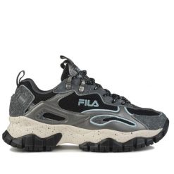 Buty damskie sportowe Fila RAY TRACER TR2 WMN. Czarne buty sportowe na co dzień damskie Fila, bez wzorów, z dresówki, trekkingowe. Za 249.00 zł.