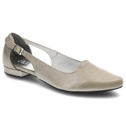 Szare Baleriny Exquisite Damskie Eleganckie Buty. Szare baleriny damskie EXQUISITE, bez wzorów, ze skóry, bez obcasa, na obcasie. Za 159.00 zł.