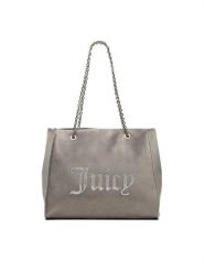 Juicy Couture Torebka CEO-BIJXT8935WPO Szary. Szare torebki klasyczne damskie Juicy Couture, bez wzorów, z materiału, bez dodatków. Za 399.99 zł.