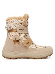 Primigi Śniegowce GORE-TEX 2379155 D Beżowy. Brązowe kozaki dziewczęce Primigi, z gore-texu. Za 439.99 zł.