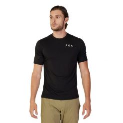 Koszulka rowerowa męska Fox Racing Ranger Dr Alyn. Czarne t-shirty sportowe męskie Fox Racing, l, bez ramiączek, rowerowe. Za 178.00 zł.