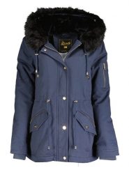 Geographical Norway Parka "Boldina" w kolorze niebieskim rozmiar: XXL. Niebieskie parki damskie Geographical Norway, xxl, bez wzorów. Za 263.53 zł.