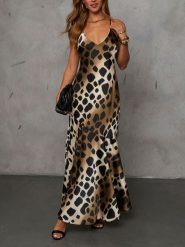 LA Angels Sukienka w kolorze beżowo-jasnobrązowym rozmiar: L. Brązowe sukienki damskie LA Angels, na co dzień, l, bez wzorów, sportowe, bez kołnierzyka, bez ramiączek, maxi, proste. Za 173.99 zł.