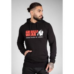 Classic Bluza z kapturem - Czarny. Czarne bluzy sportowe męskie GORILLA WEAR, bez wzorów, sportowe, bez kołnierzyka, bez ramiączek. Za 297.00 zł.