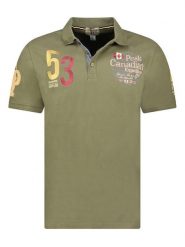 Canadian Peak Koszulka polo "Kelaneak" w kolorze khaki rozmiar: XL. Brązowe koszulki polo męskie Canadian Peak, xl, bez wzorów, z bawełny, bez ramiączek. Za 86.99 zł.
