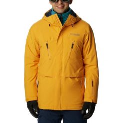 Kurtka narciarska męska Columbia Aerial Ascender II. Żółte kurtki męskie Columbia, m, bez wzorów, bez kaptura, narciarskie. Za 1,299.00 zł.