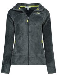 Canadian Peak Kurtka polarowa "Upaloodeak" w kolorze antracytowym rozmiar: L. Czarne kurtki damskie Canadian Peak, l, bez wzorów, z materiału, bez kaptura. Za 143.90 zł.