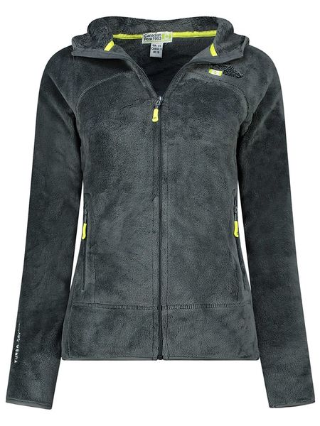 Canadian Peak Kurtka polarowa "Upaloodeak" w kolorze antracytowym rozmiar: XXL. Czarne kurtki damskie Canadian Peak, xxl, bez wzorów, z materiału, bez kaptura. Za 117.73 zł.