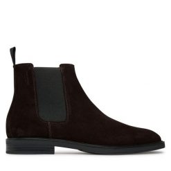 Sztyblety Vagabond Shoemakers. Brązowe sztyblety męskie Vagabond Shoemakers, bez zapięcia. Za 679.99 zł.
