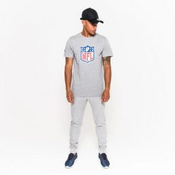 Koszulka New Era NFL. Szare t-shirty sportowe męskie New Era, xs, z materiału, bez ramiączek, do piłki nożnej. Za 126.50 zł.