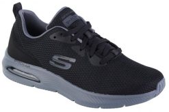 Buty do chodzenia męskie Skechers Dynaair. Czarne buty sportowe na co dzień męskie Skechers, z gumy, bez zapięcia, na fitness i siłownię. Za 349.99 zł.