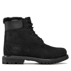 Trapery Timberland. Czarne trapery damskie Timberland, bez obcasa. Za 1,199.00 zł.