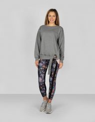 Trussardi Jeans Bluza | 56F00050 | Kobieta | Szary. Szare bluzy bez kaptura damskie TRUSSARDI, xs, z bawełny. W wyprzedaży za 229.00 zł.