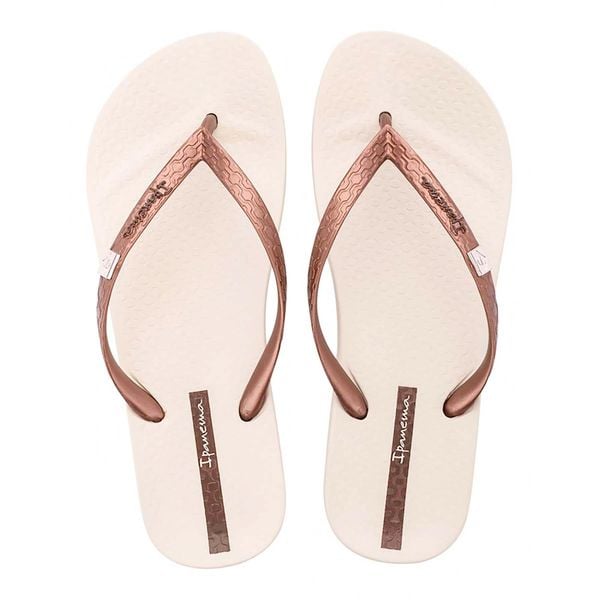 Kapcie Ipanema Anat Brasilidade Fem Damskie. Brązowe kapcie damskie Ipanema, z materiału. Za 151.99 zł.