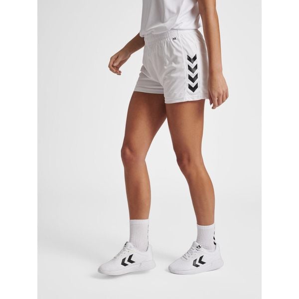 Spodenki sportowe damskie Hummel Core XK Poly Shorts Woman. Białe spodenki sportowe damskie HUMMEL, xl, do siatkówki. Za 54.99 zł.