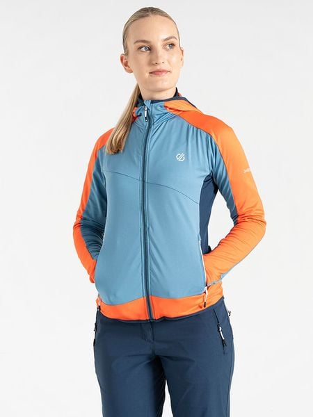 Dare 2b Kurtka polarowa "Traversing Core" w kolorze niebiesko-pomarańczowym rozmiar: 36. Niebieskie kurtki damskie Dare 2b, bez wzorów, z materiału, bez kaptura. Za 117.73 zł.