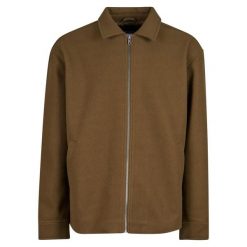 Kurtka Urban Classics Basic. Zielone kurtki męskie Urban Classics, m, bez wzorów, z materiału, eleganckie, bez kaptura. Za 304.00 zł.