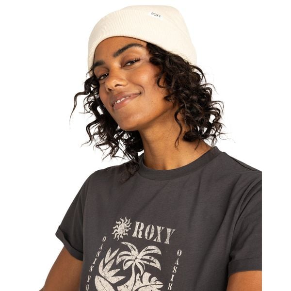 Czapka z mankietem dla Kobiety TROPICAL SNOW Beżowy. Brązowe czapki zimowe damskie Roxy, z dzianiny. Za 89.00 zł.