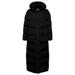 Damska kurtka maxi z kapturem Superdry. Czarne kurtki damskie Superdry., l, bez wzorów, z elastanu, z kapturem. Za 1,017.35 zł.