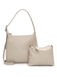 Tamaris Torebka "Gunda" w kolorze kremowym - 24 x 30 x 12 cm rozmiar: onesize. Brązowe torebki klasyczne damskie Tamaris, bez wzorów, z materiału, bez dodatków. Za 160.96 zł.