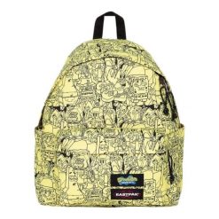 Plecak Eastpak Day Pak'r All Over Yellow. Żółte plecaki damskie Eastpak, bez wzorów, z materiału. Za 282.00 zł.