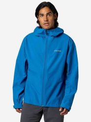 Marmot Kurtka przeciwdeszczowa "Precip Evo Flex" w kolorze niebieskim rozmiar: S. Niebieskie kurtki outdoor męskie Marmot, s, bez wzorów, bez kaptura. Za 569.95 zł.