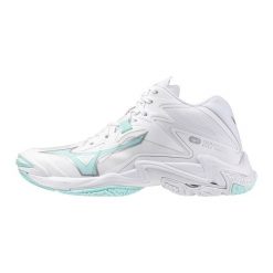Buty do siatkówki damskie, Wave Lightning Z8 Mid. Niebieskie obuwie do biegania damskie Mizuno, mizuno wave. Za 569.99 zł.
