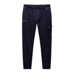 Spodnie męskie Napapijri M-Badge Cargo. Niebieskie szorty męskie Napapijri, bez wzorów. Za 389.99 zł.