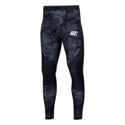 Legginsy sportowe męskie EXTREME HOBBY HAVOC. Czarne bielizna termoaktywna męska EXTREME HOBBY, m, bez wzorów, z elastanu. Za 229.00 zł.