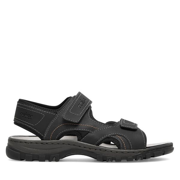 Sandały Rieker. Czarne sandały męskie Rieker, bez zapięcia. Za 339.99 zł.