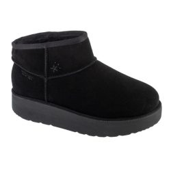 Buty zimowe damskie, Slip-Ins: Keep Cozy. Czarne trampki i tenisówki damskie Skechers, bez wzorów. Za 249.99 zł.