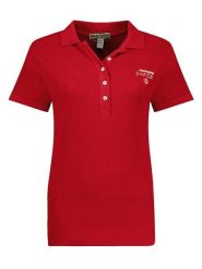 ANAPURNA Koszulka polo "Kelodana" w kolorze czerwonym rozmiar: XXL. Czerwone bluzki damskie ANAPURNA, xxl, bez wzorów, z bawełny, bez kołnierzyka, bez ramiączek. Za 79.03 zł.